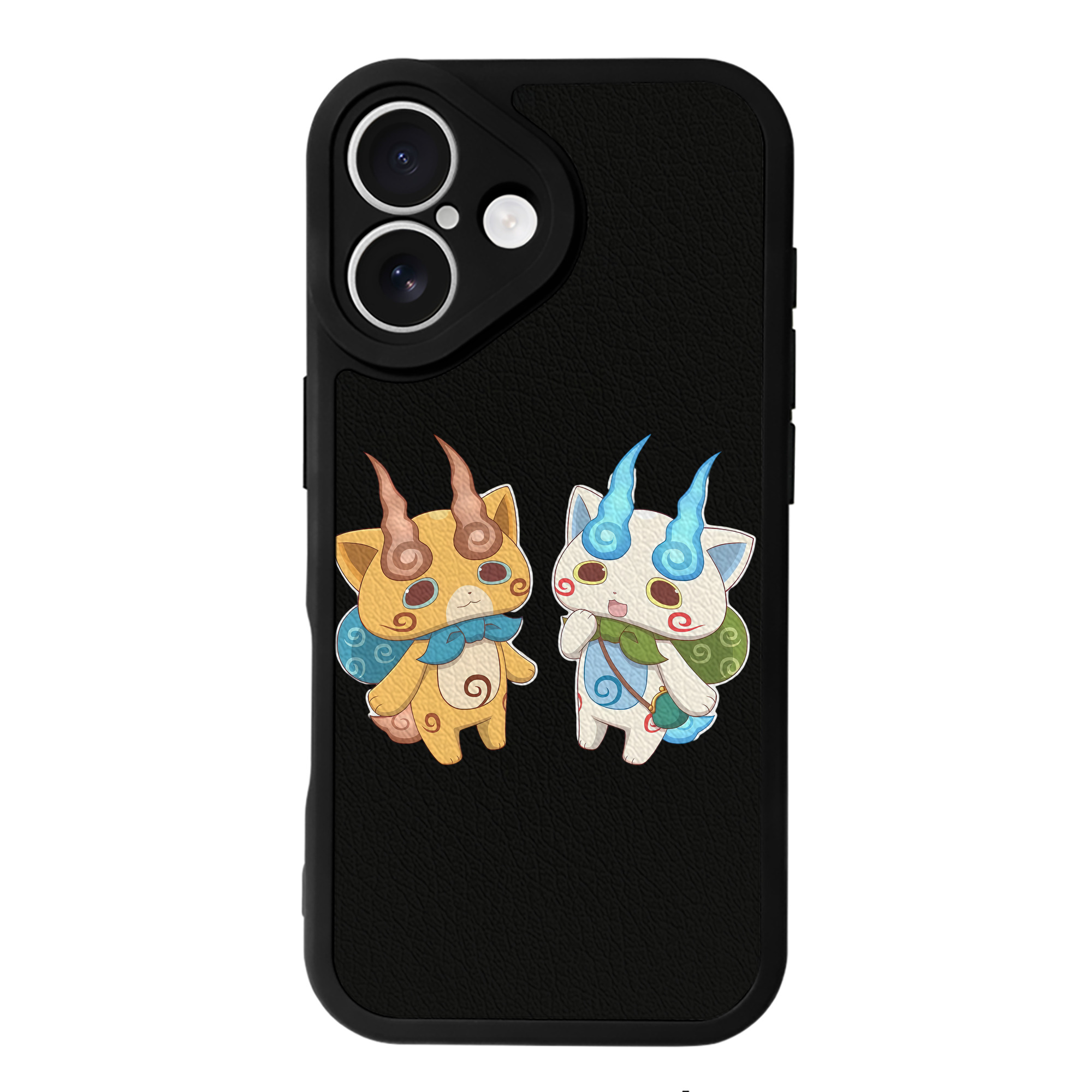 （画像用） 妖怪ウォッチ Yo-kai Watch 【iPhone 16シリーズ対応】シリコンスマホケース（レザー調） 材質：シリコン